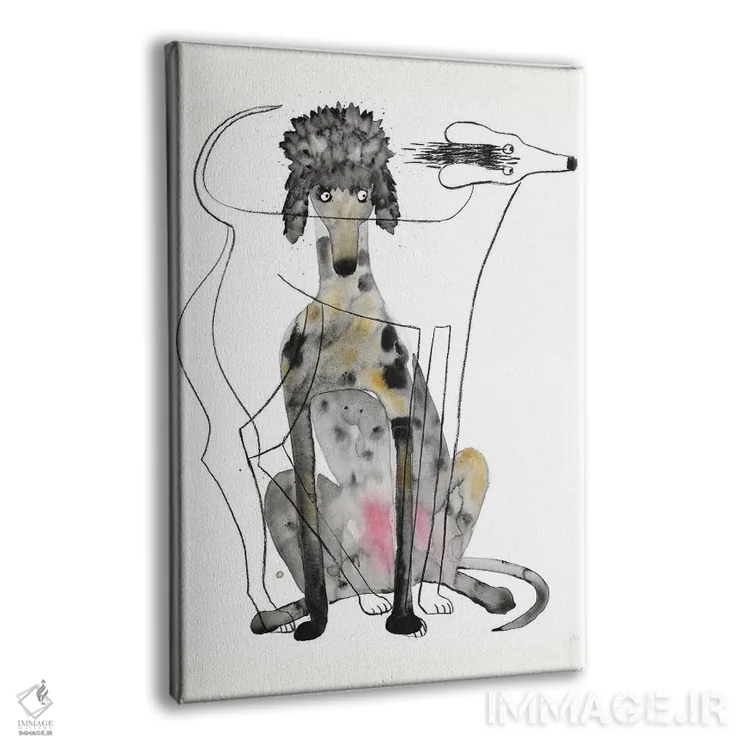 تابلو دکوراتیو بنشین اثر ناینکه کویپرز - نمای پرسپکتیو محصول