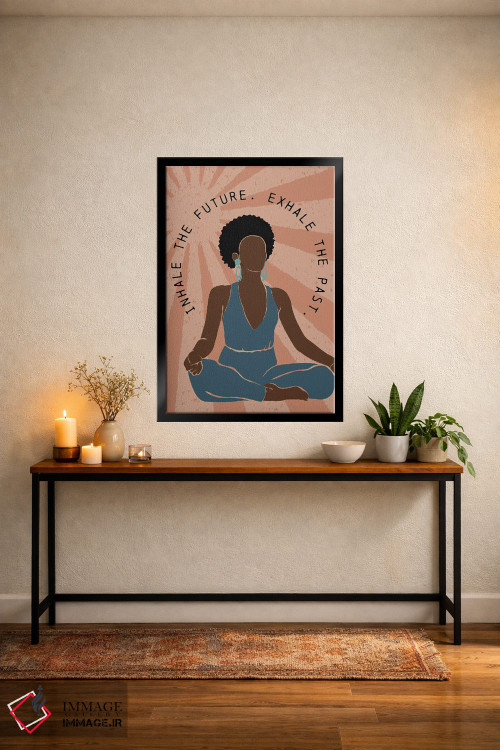 تابلو دکوراتیو دم و بازدم اثر نیکی چو - D4B