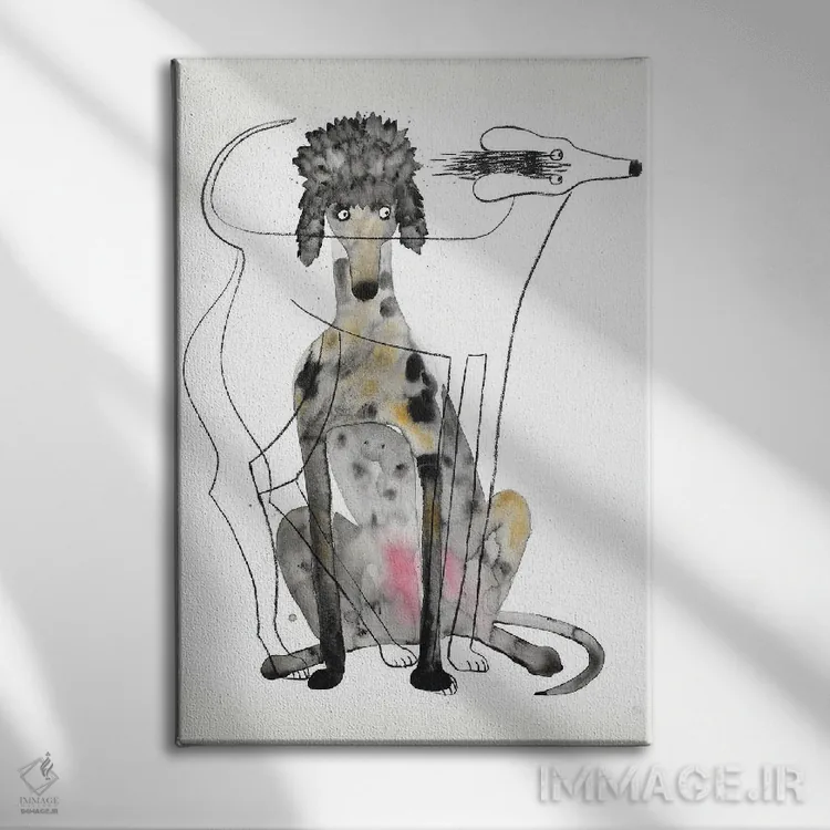 تابلو دکوراتیو بنشین اثر ناینکه کویپرز - نمای روبهرو روی دیوار