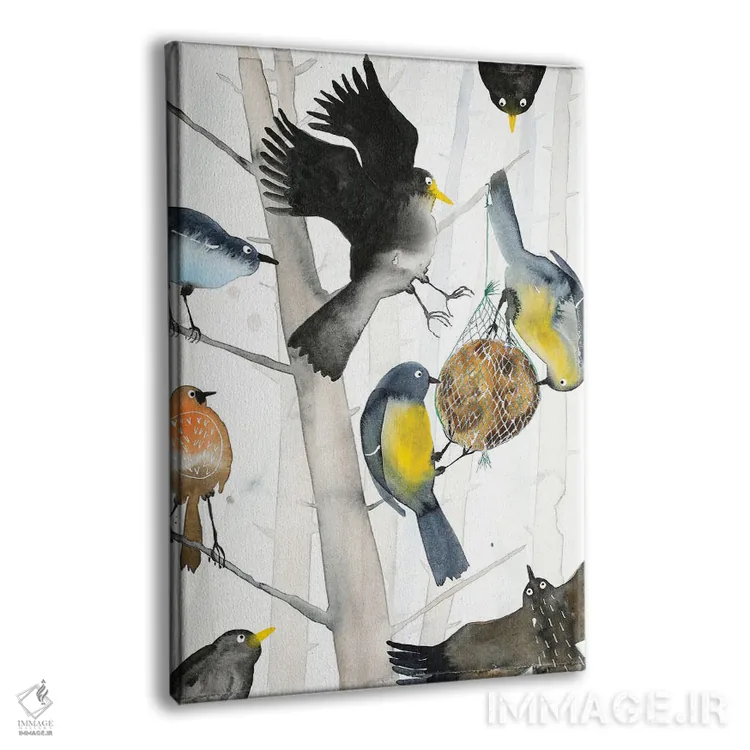 تابلو دکوراتیو نبرد برای توپ چربی اثر ناینکه کویپرز - نمای پرسپکتیو محصول