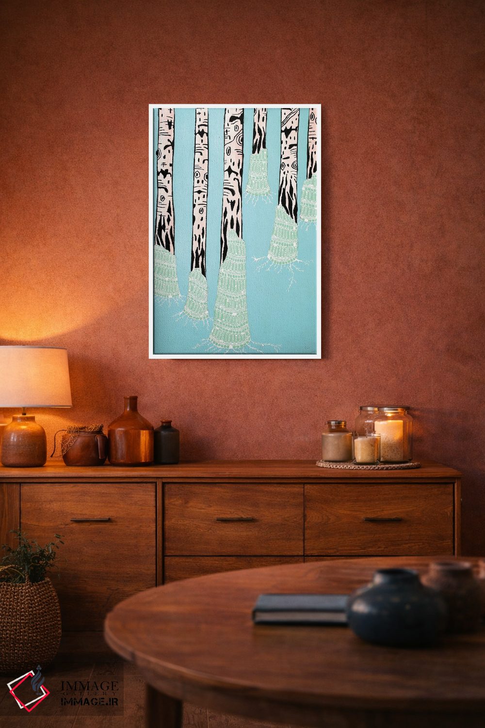 تابلو دکوراتیو خزه اثر ناینکه کویپرز - D2W