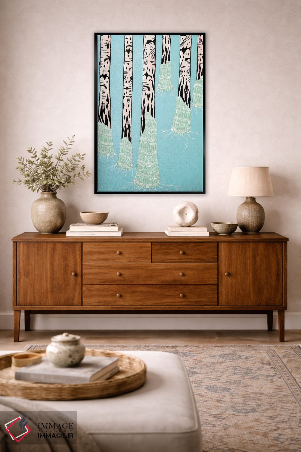 تابلو دکوراتیو خزه اثر ناینکه کویپرز - D4B