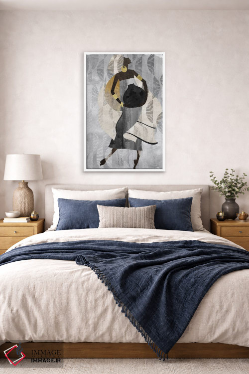 تابلو دکوراتیو زن رقصان خنثی اثر نیکی چو - D6W
