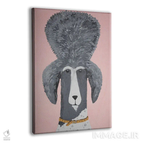 تابلو دکوراتیو پودل پادشاه اثر ناینکه کویپرز - نمای پرسپکتیو محصول