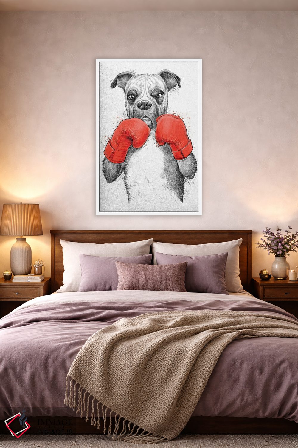 تابلو دکوراتیو بوکسور اثر نیکیتا کورنکوف - D3W