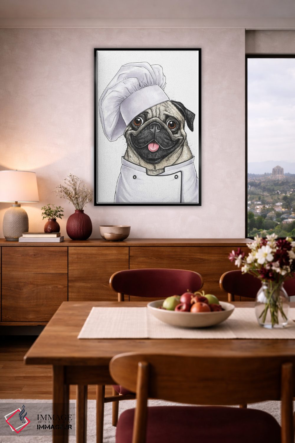 تابلو دکوراتیو پاگ آشپز اثر نیکیتا کورنکوف - D5B