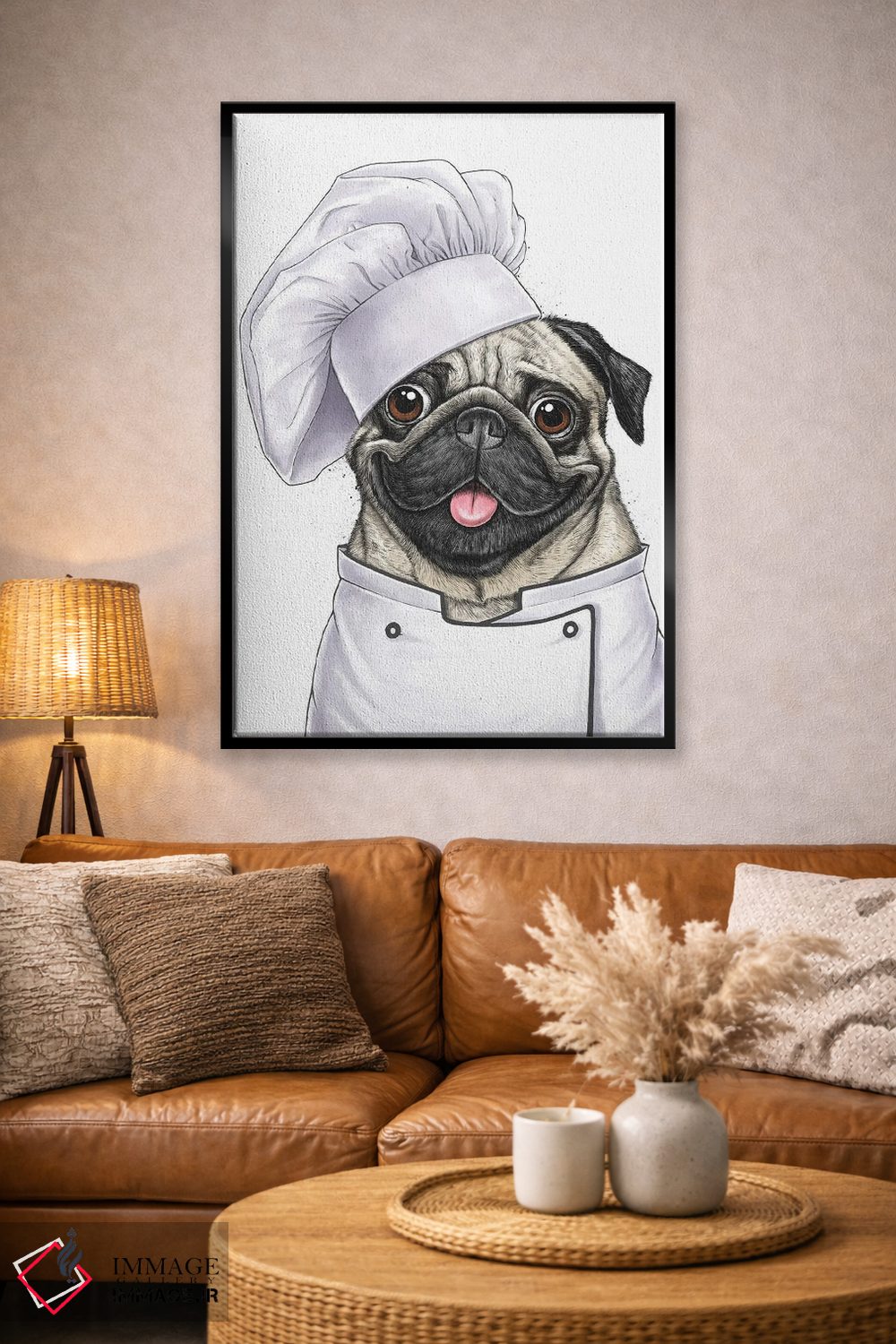 تابلو دکوراتیو پاگ آشپز اثر نیکیتا کورنکوف - D4B