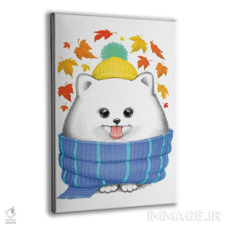 تابلو دکوراتیو اشپیتز پاییزی اثر نیکیتا کورنکوف - نمای پرسپکتیو محصول