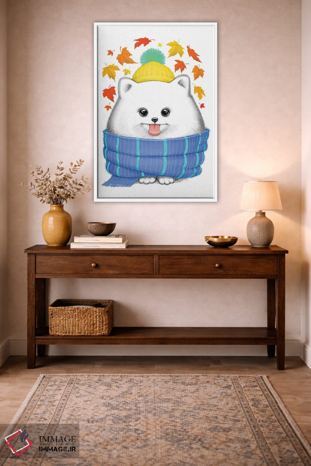 تابلو دکوراتیو اشپیتز پاییزی اثر نیکیتا کورنکوف - D3W