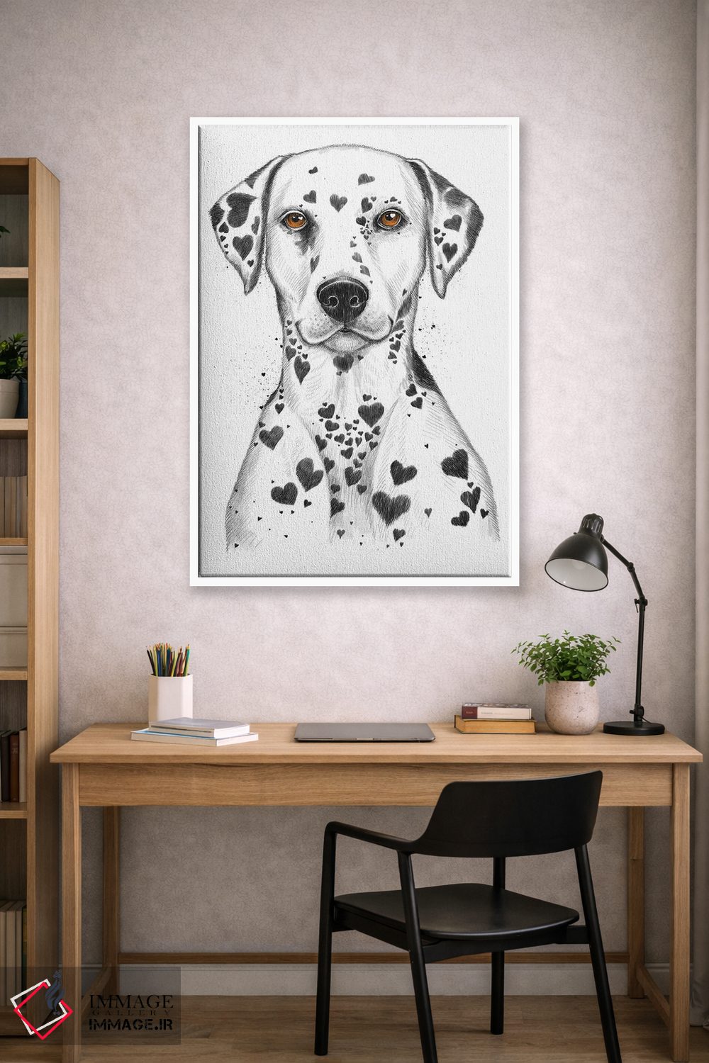 تابلو دکوراتیو دالماتین اثر نیکیتا کورنکوف - D1W