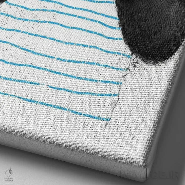 تابلو دکوراتیو از روسیه با عشق اثر نیکیتا کورنکوف - نمای نزدیک بافت بوم