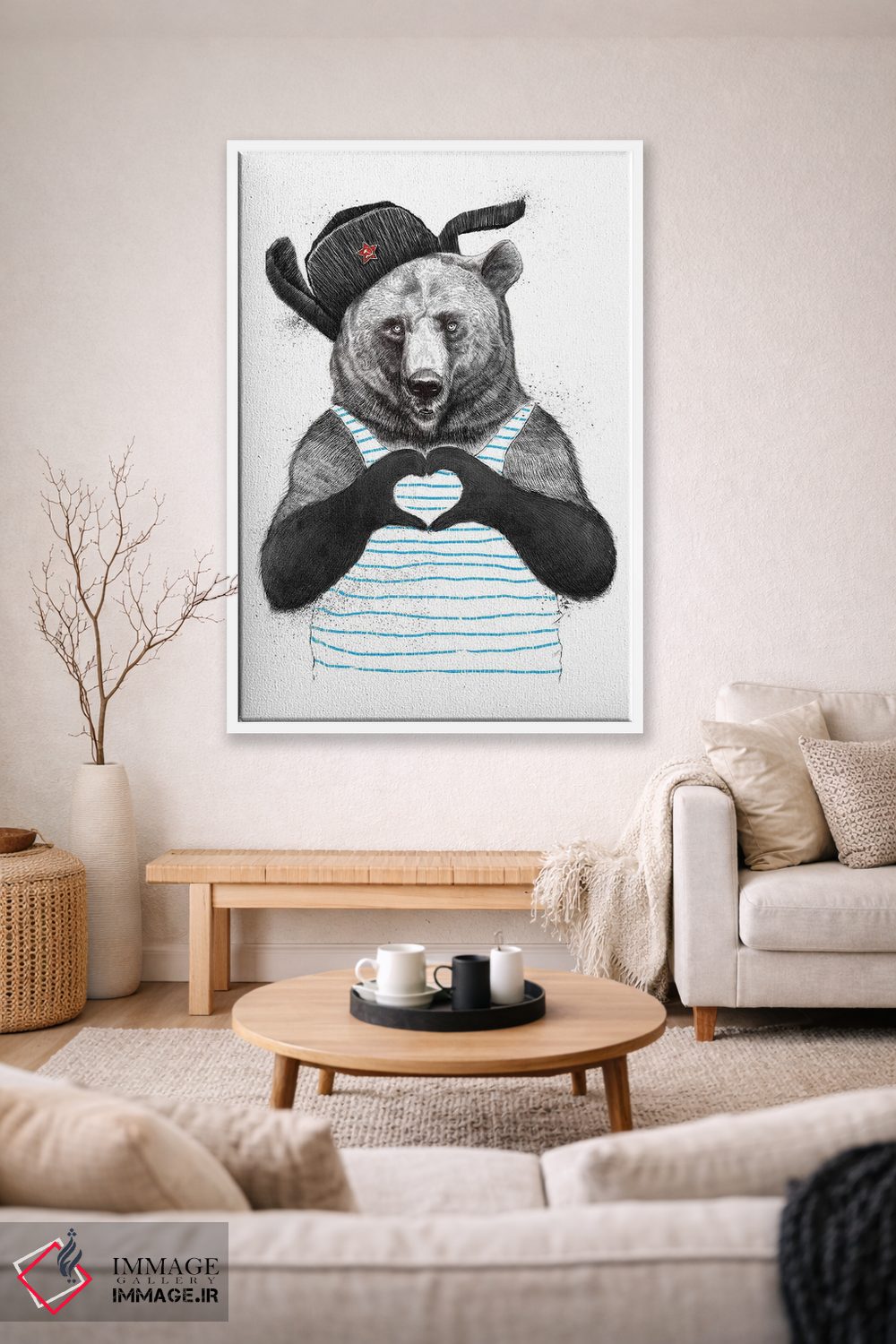 تابلو دکوراتیو از روسیه با عشق اثر نیکیتا کورنکوف - D1W