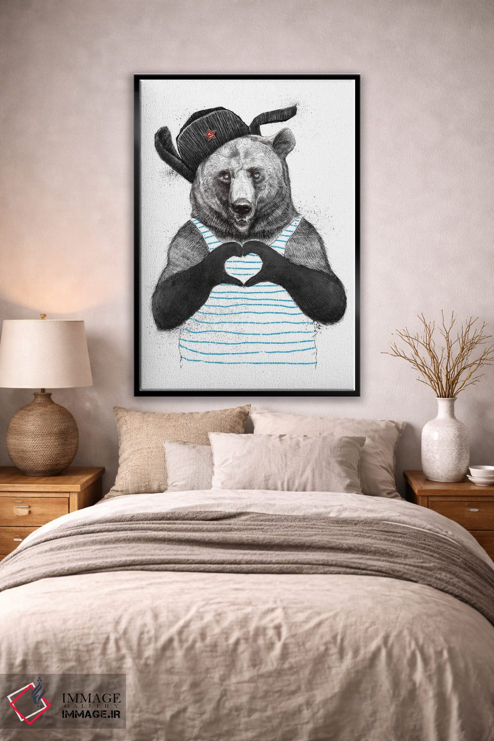 تابلو دکوراتیو از روسیه با عشق اثر نیکیتا کورنکوف - D3B