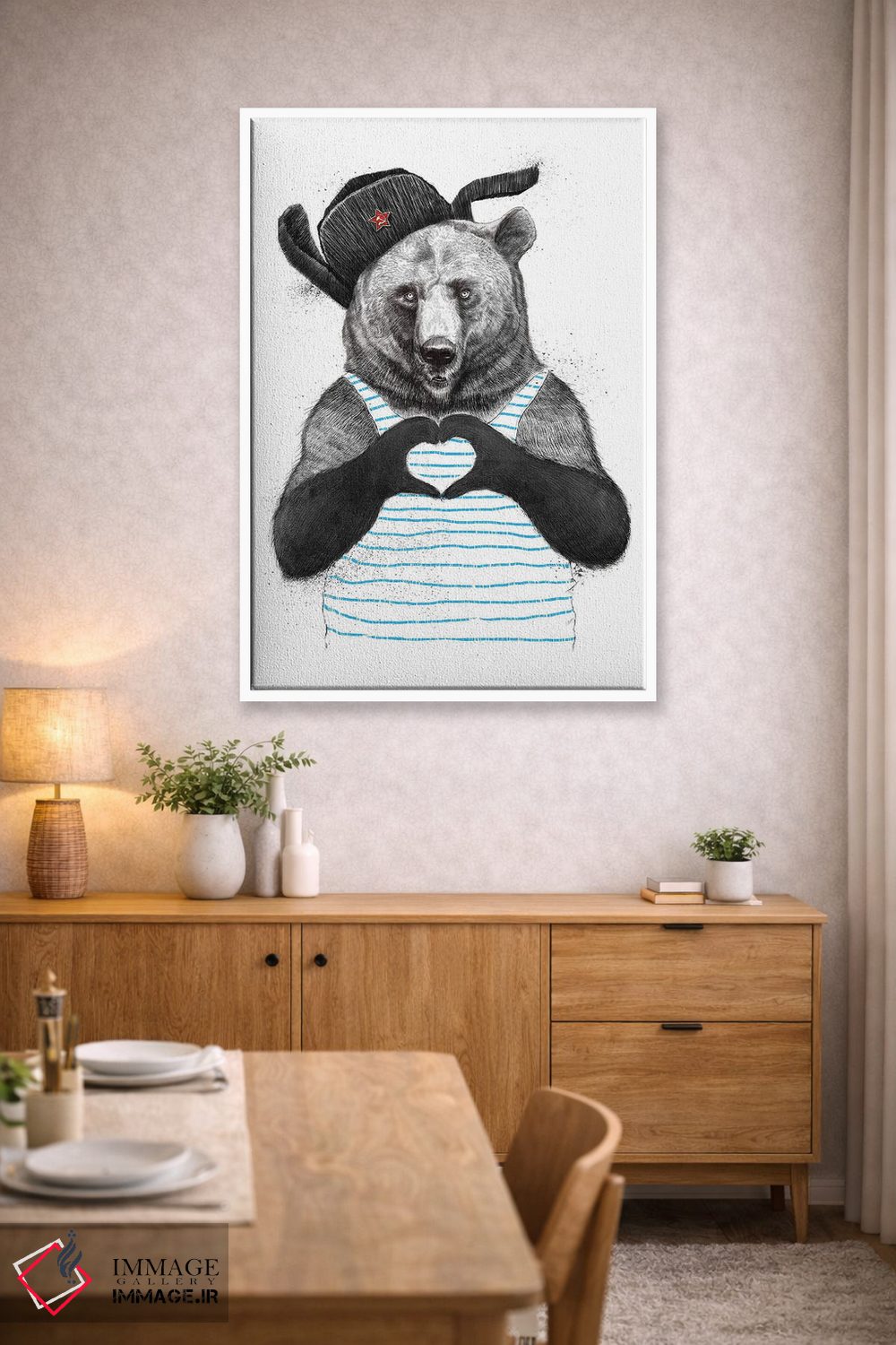 تابلو دکوراتیو از روسیه با عشق اثر نیکیتا کورنکوف - D4W