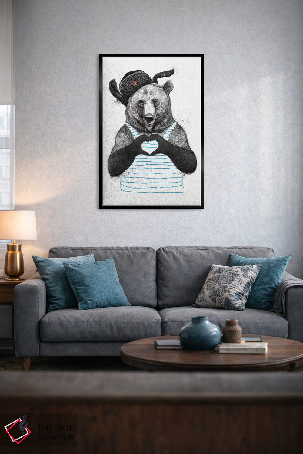 تابلو دکوراتیو از روسیه با عشق اثر نیکیتا کورنکوف - D5B