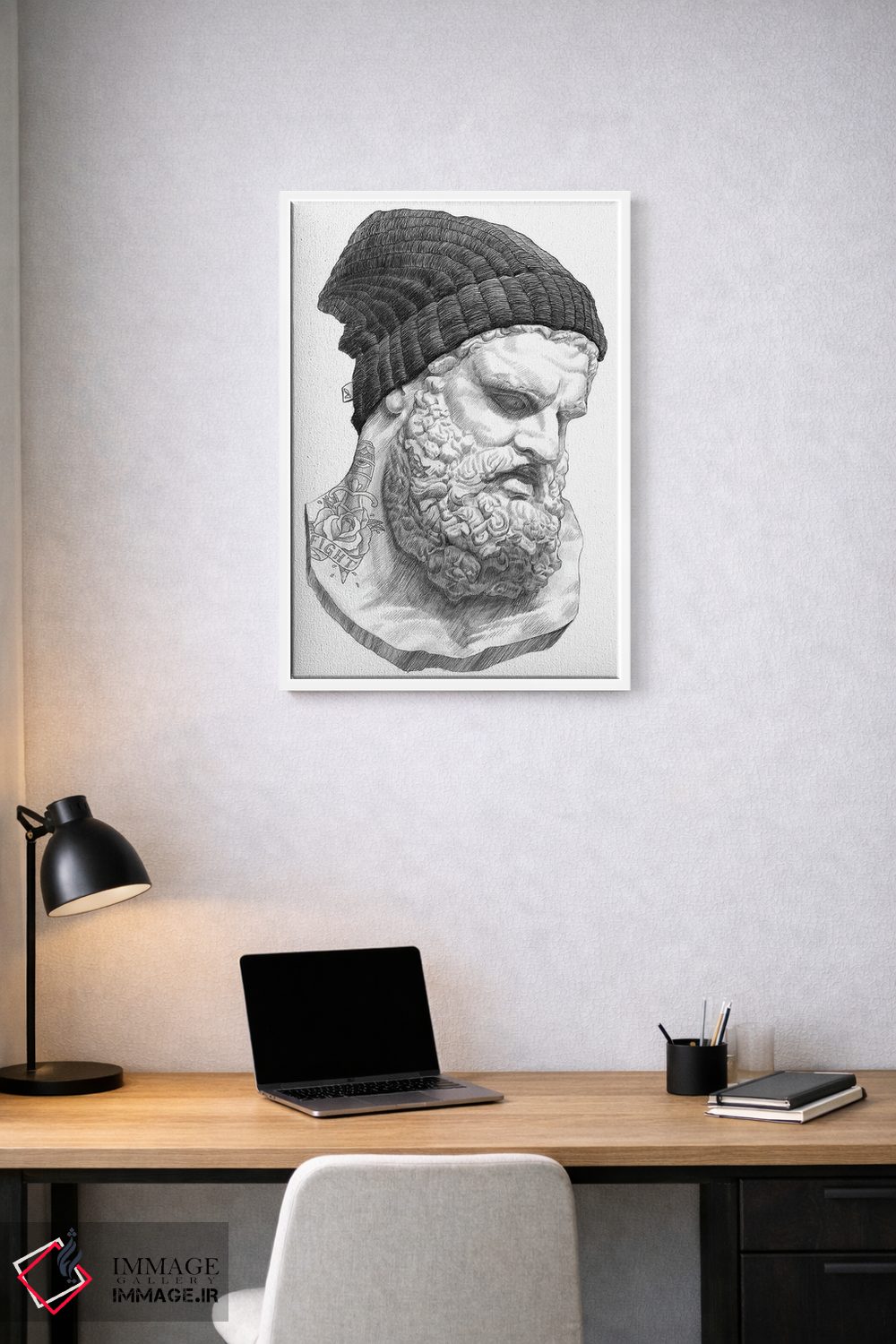 تابلو دکوراتیو هرکول اثر نیکیتا کورنکوف - D2W