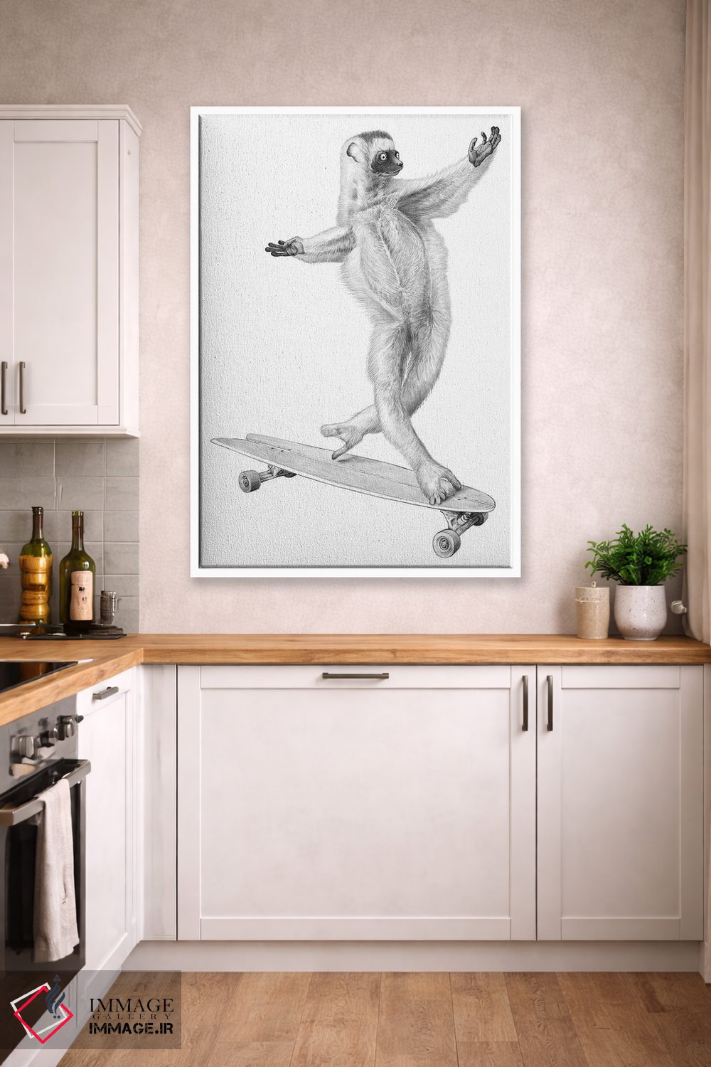 تابلو دکوراتیو لمور روی تخته اثر نیکیتا کورنکوف - D3W