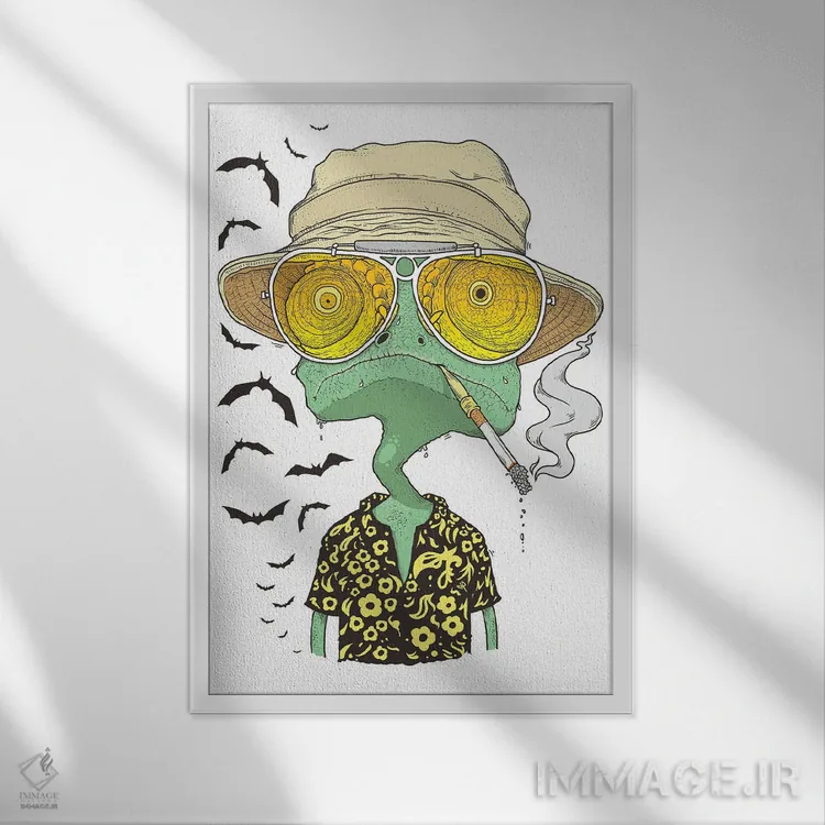 تابلو دکوراتیو رانگو دوک اثر نیکیتا کورنکوف - نمای قابدار سفید