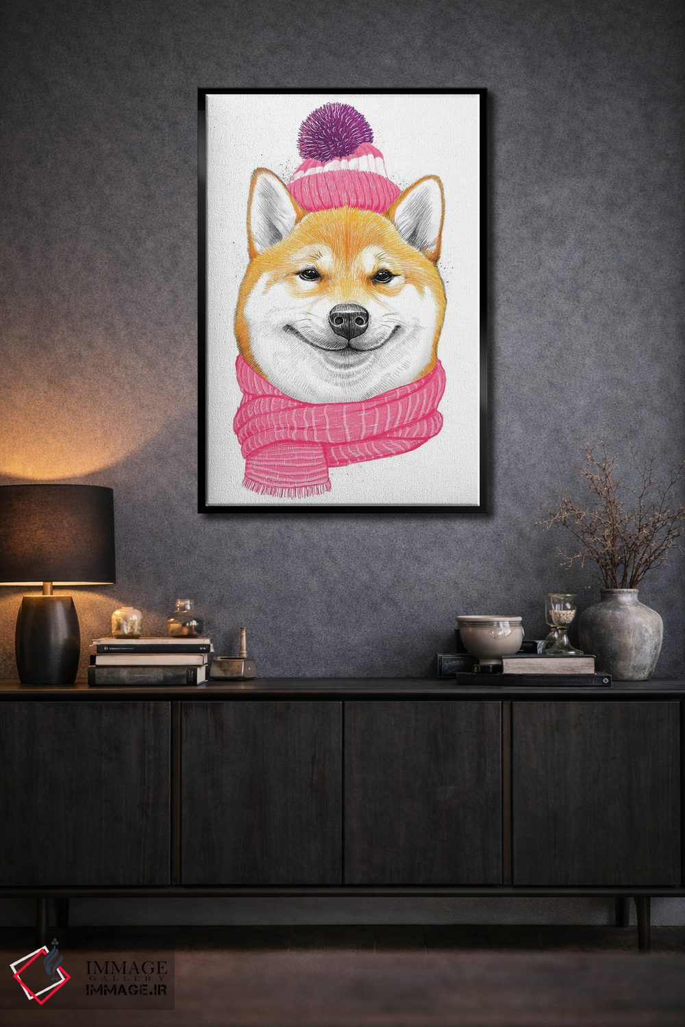 تابلو دکوراتیو شیبا اینو اثر نیکیتا کورنکوف - D3B