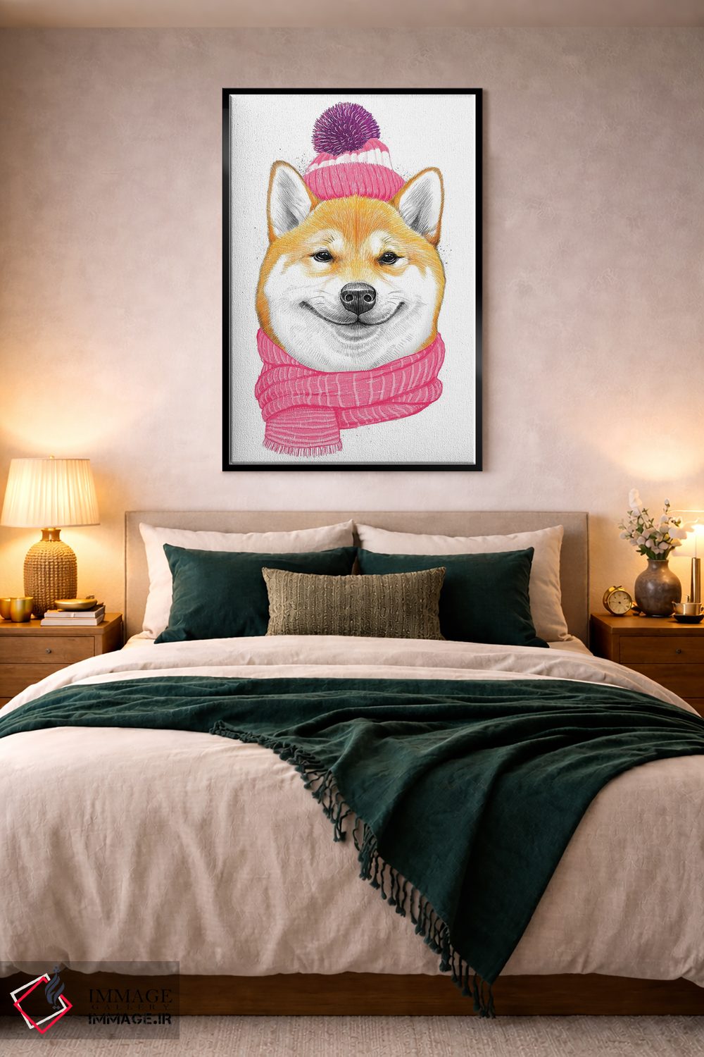 تابلو دکوراتیو شیبا اینو اثر نیکیتا کورنکوف - D4B