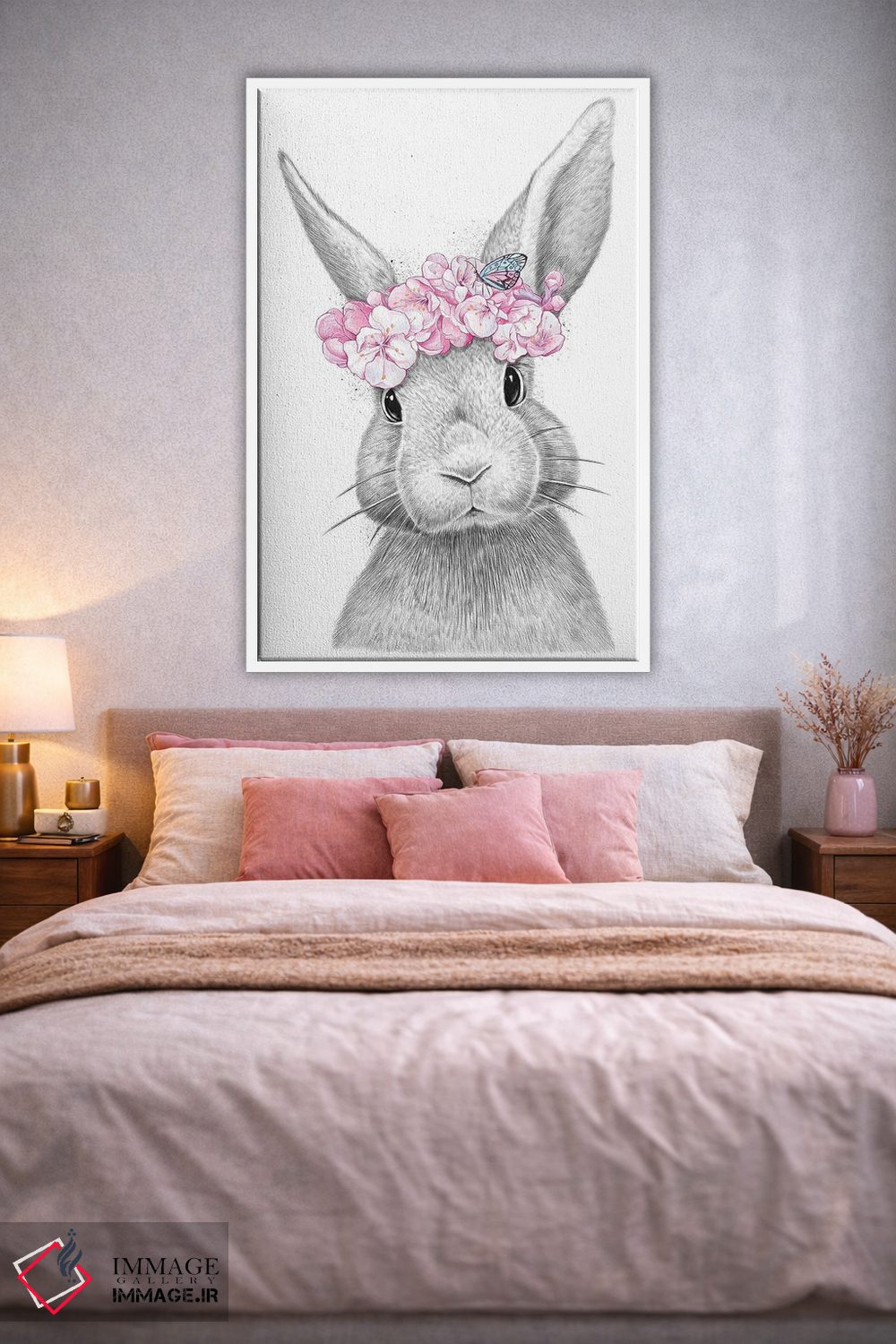 تابلو دکوراتیو خرگوش اثر نیکیتا کورنکوف - D1W
