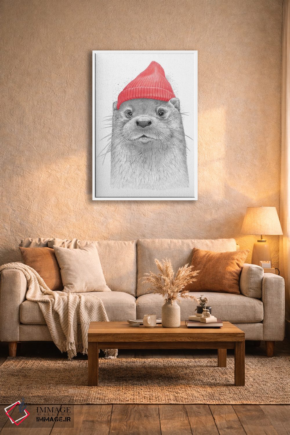 تابلو دکوراتیو سمور دریایی اثر نیکیتا کورنکوف - D4W