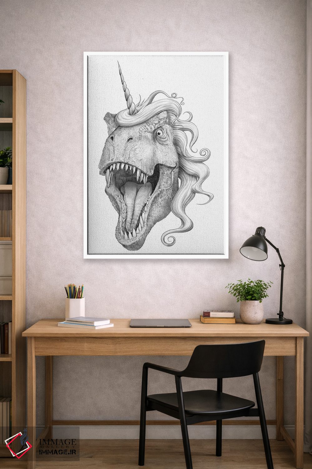 تابلو دکوراتیو تی رکسیکورن اثر نیکیتا کورنکوف - D1W