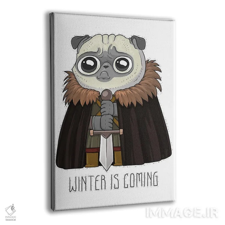 تابلو دکوراتیو زمستان پاگ است اثر نیکیتا کورنکوف - نمای پرسپکتیو محصول