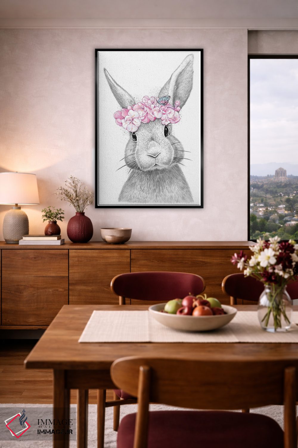 تابلو دکوراتیو خرگوش اثر نیکیتا کورنکوف - D5B