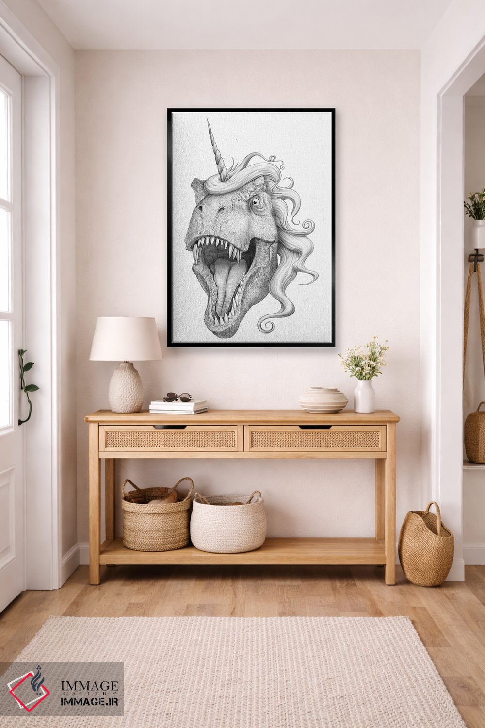 تابلو دکوراتیو تی رکسیکورن اثر نیکیتا کورنکوف - D6B