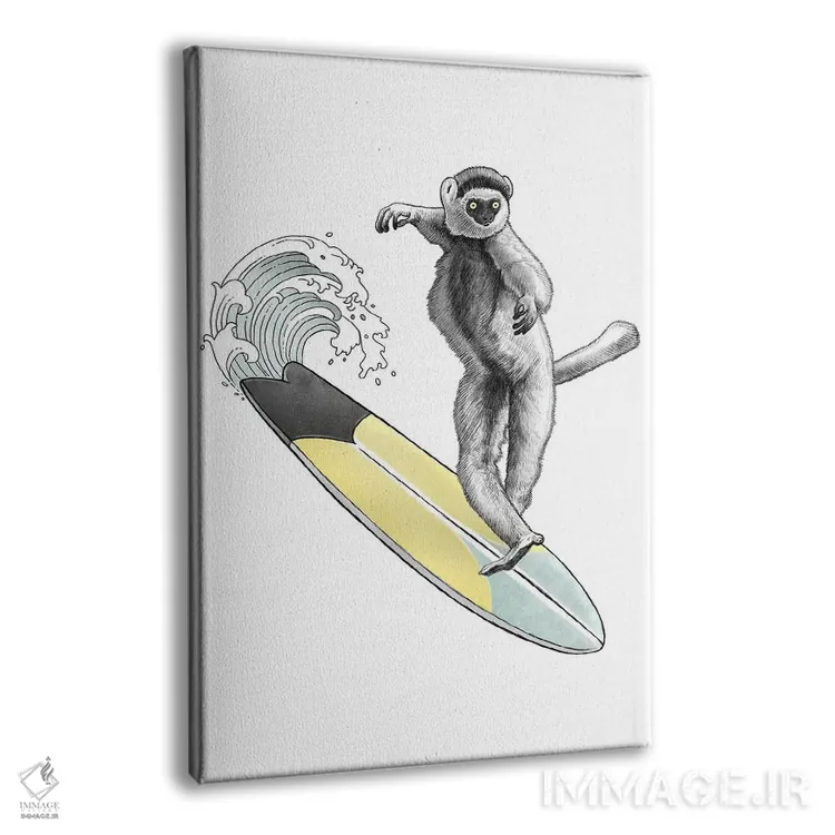 تابلو دکوراتیو سیفاکا موج سوار اثر نیکیتا کورنکوف - نمای پرسپکتیو محصول