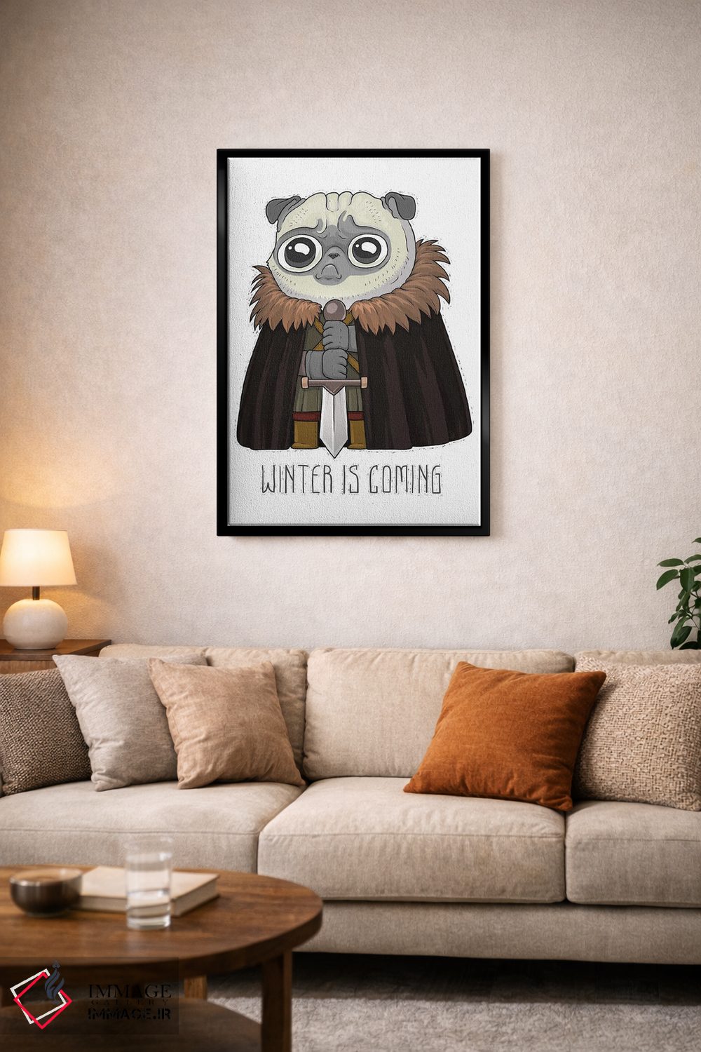 تابلو دکوراتیو زمستان پاگ است اثر نیکیتا کورنکوف - D4B