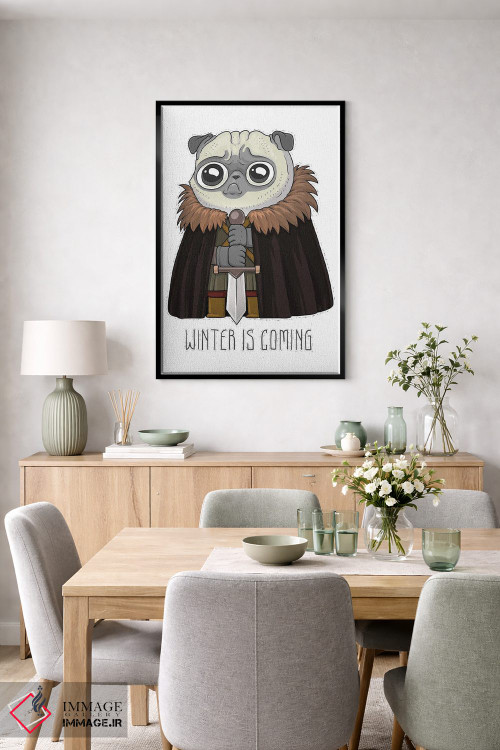 تابلو دکوراتیو زمستان پاگ است اثر نیکیتا کورنکوف - D6B