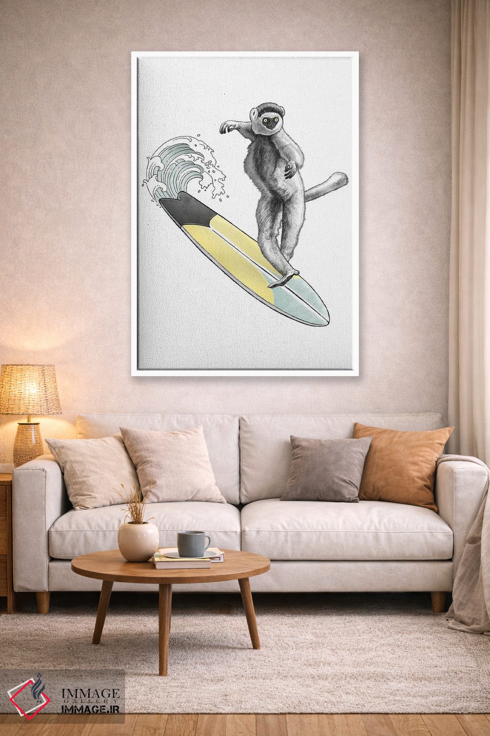 تابلو دکوراتیو سیفاکا موج سوار اثر نیکیتا کورنکوف - D1W