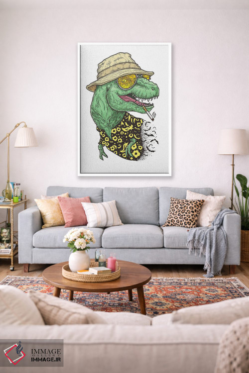 تابلو دکوراتیو دوک تی رکس اثر نیکیتا کورنکوف - D1W