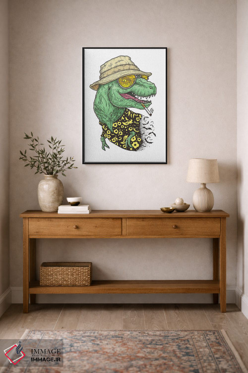 تابلو دکوراتیو دوک تی رکس اثر نیکیتا کورنکوف - D2B