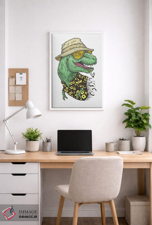 تابلو دکوراتیو دوک تی رکس اثر نیکیتا کورنکوف - D4W