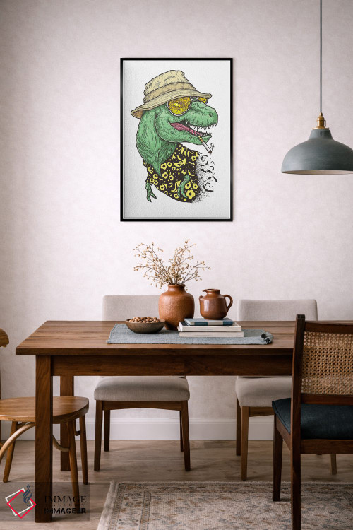 تابلو دکوراتیو دوک تی رکس اثر نیکیتا کورنکوف - D5B