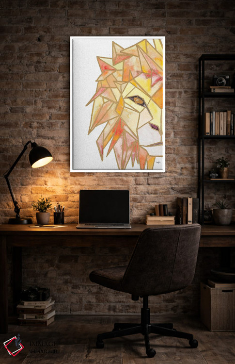 تابلو دکوراتیو شیر رترو اثر نولا جیمز - D4W