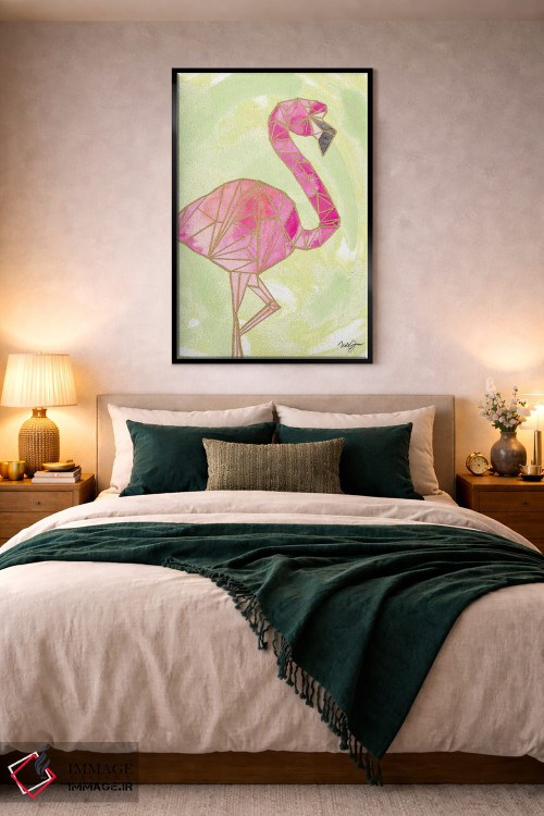 تابلو دکوراتیو اوریگامی روشن ۱ اثر نولا جیمز - D6B