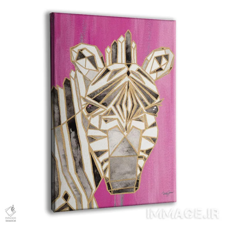 تابلو دکوراتیو اوریگامی روشن III اثر نولا جیمز - نمای پرسپکتیو محصول