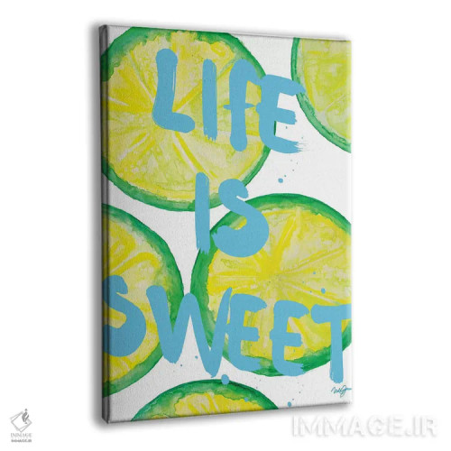 تابلو دکوراتیو تازه و شیرین II اثر نولا جیمز - نمای پرسپکتیو محصول