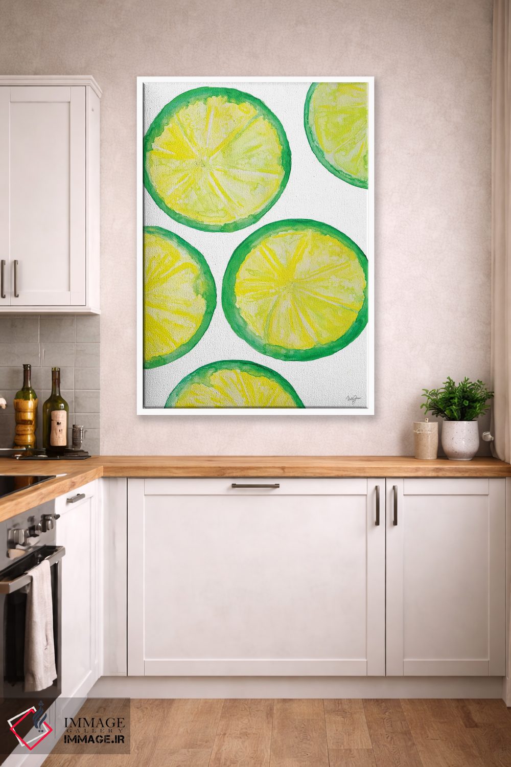 تابلو دکوراتیو ضربه ی میوه ای II اثر نولا جیمز - D3W