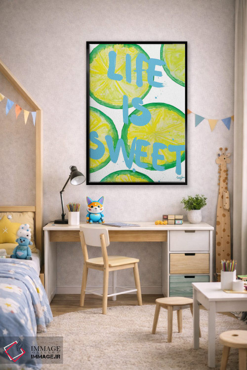 تابلو دکوراتیو تازه و شیرین II اثر نولا جیمز - D2B