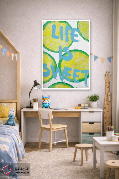 تابلو دکوراتیو تازه و شیرین II اثر نولا جیمز - D1W