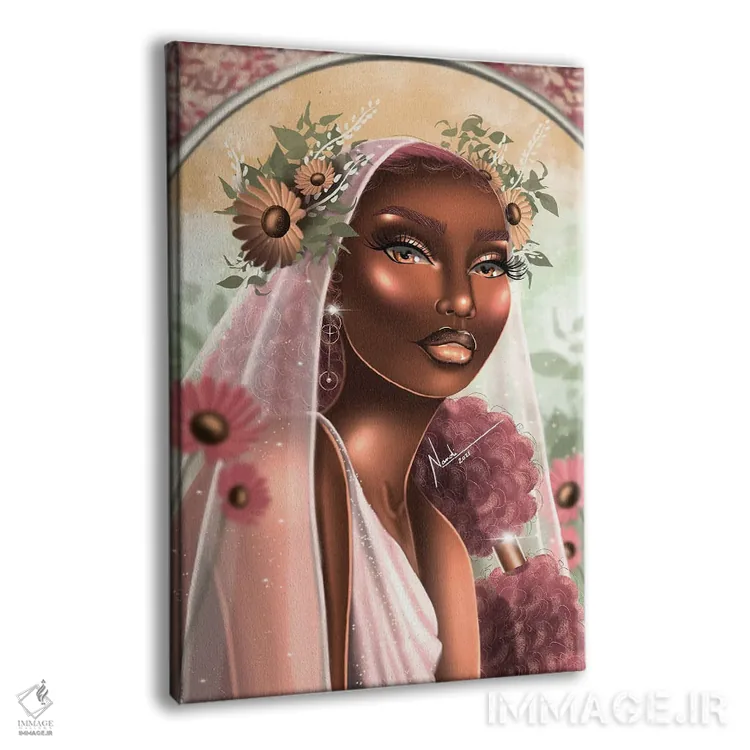 تابلو دکوراتیو انرژی الهه اثر ناندی ال. فرناندز - نمای پرسپکتیو محصول