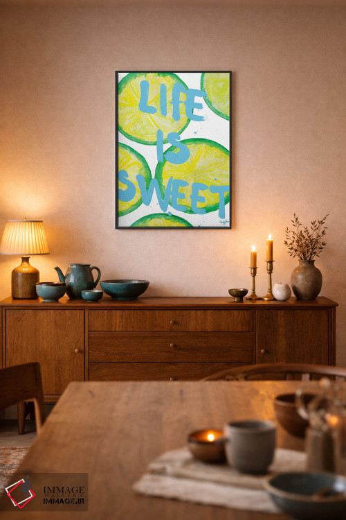 تابلو دکوراتیو تازه و شیرین II اثر نولا جیمز - D6B