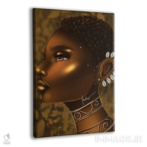 تابلو دکوراتیو طلایی اثر ناندی ال. فرناندز - نمای پرسپکتیو محصول