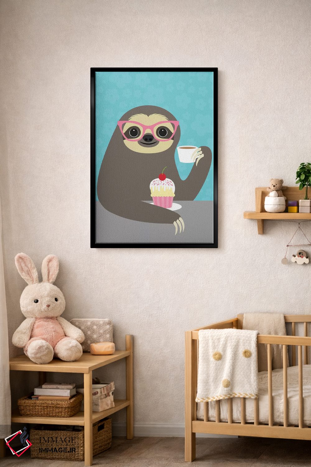 تابلو دکوراتیو تنبل دیوا اثر نانسی لی - D4B