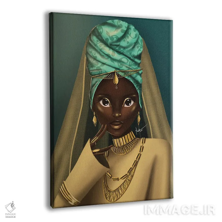 تابلو دکوراتیو شیبا اثر ناندی ال. فرناندز - نمای پرسپکتیو محصول